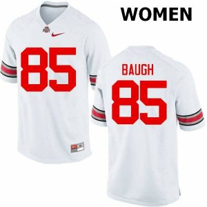 NCAA Ohio State Buckeyes Women's #85 Marcus Baugh White Nike Football College Jersey TWF8345YF